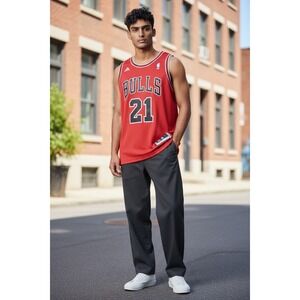 Adidas Chicago Bulls Jimmy Butler 21 Swingman Jersey Red Mens Size Small NBA